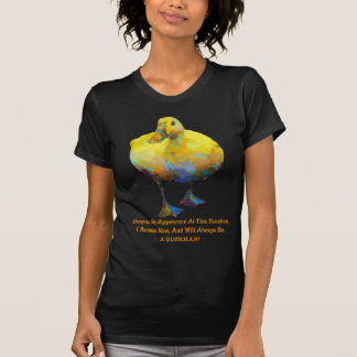 Duckman Women's Dark Black T Shirt