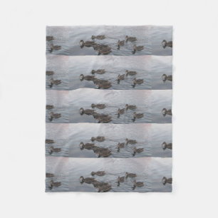 Ducks Bird Nature Landscapes Sky Destiny Destiny'S Fleece Blanket