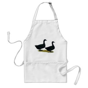 Ducks:  Black Cayugas Standard Apron