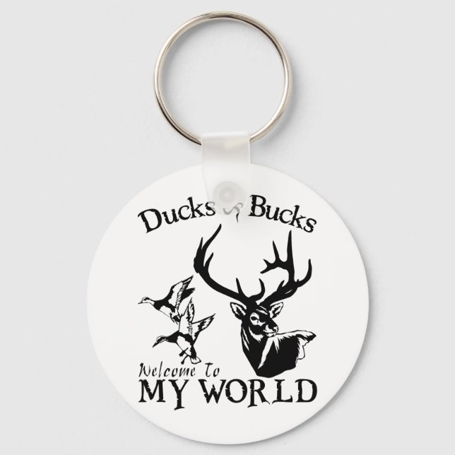DUCKS & BUCKS KEY RING (Front)