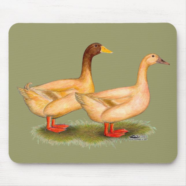 Ducks:  Buff Orpington Mouse Mat (Front)