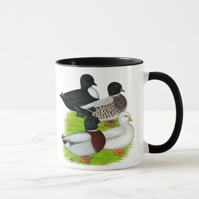 Ducks:  Call Quartet Mug (Right)