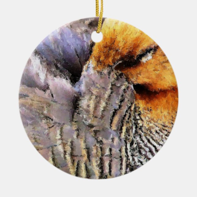 DUCKS CERAMIC TREE DECORATION (Front)