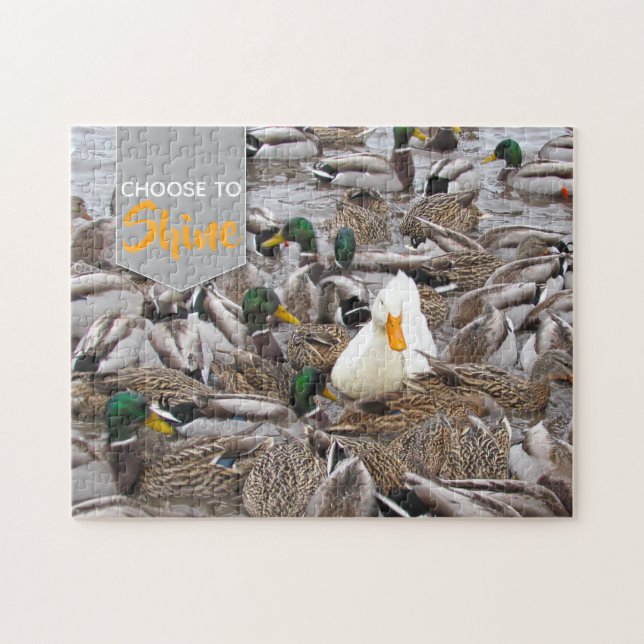 Ducks Choose to Shine Jigsaw Puzzle (Horizontal)