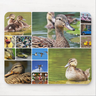 Ducks Collage Photo Mouse Mat