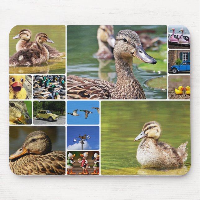 Ducks Collage Photo Mouse Mat (Front)