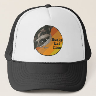 Ducks Eat Free Trucker Hat