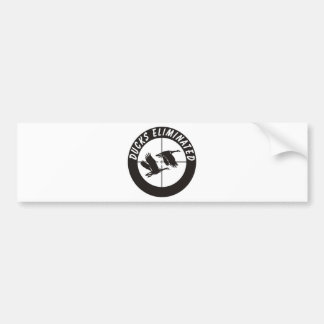 ducks_eliminated bumper sticker