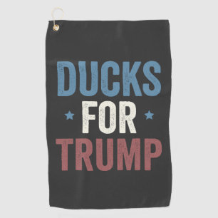 Ducks For Trump Vance Election 2024 Golf Towel
