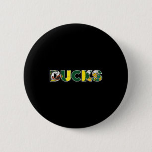 Ducks Game Day Fan Team Srit Srts Men Boys Kids Wo 6 Cm Round Badge