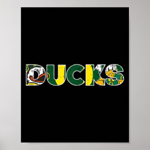 Ducks Game Day Fan Team Srit Srts Men Boys Kids Wo Poster