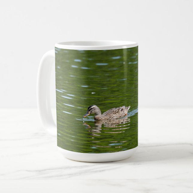 Ducks in a Green Lake (2) Coffee Mug (Front Left)