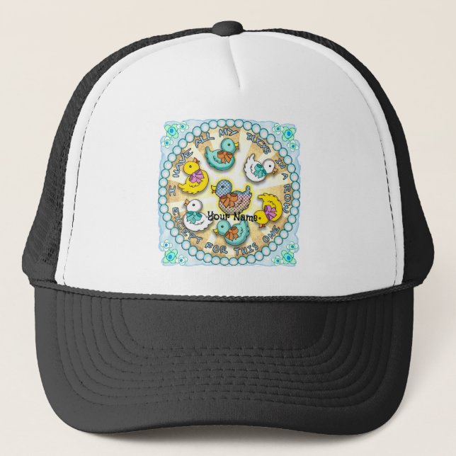 Ducks In A Row Hat  (Front)