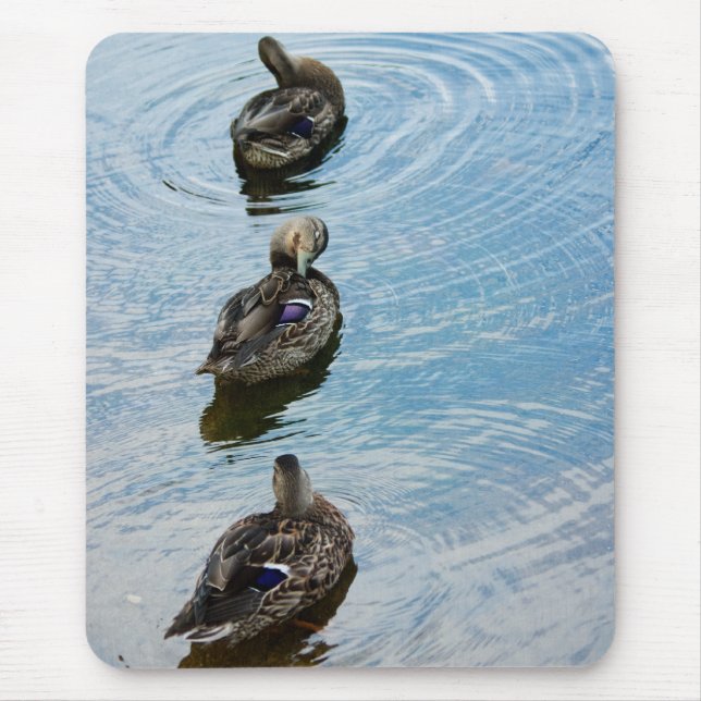 Ducks in a Row Mouse Mat (Front)