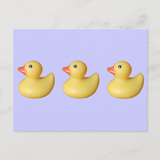 Ducks in a Row Postcard (Front)