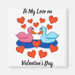 Ducks in Love Magnet