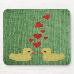 Ducks In Love Mousepad