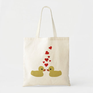 Ducks in Love Tote Bag