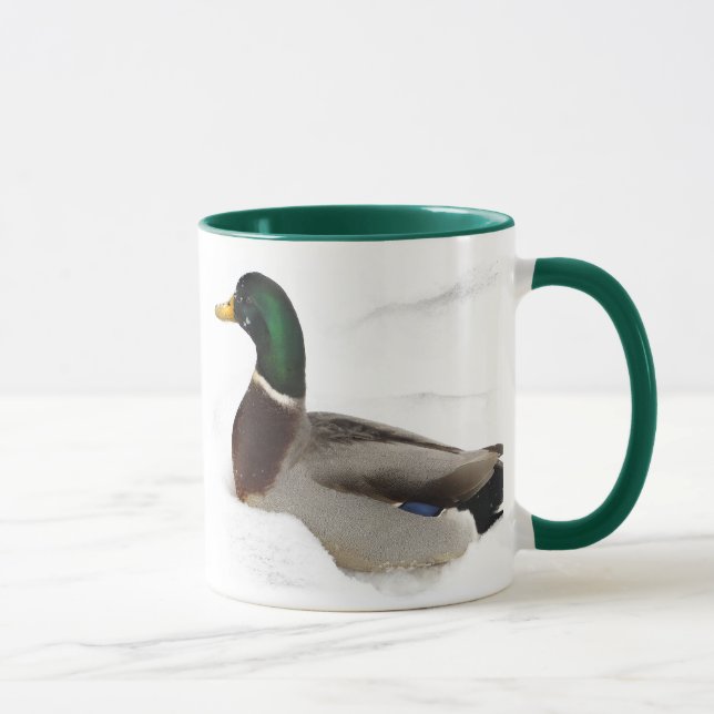 Ducks in Snow Mug (Right)