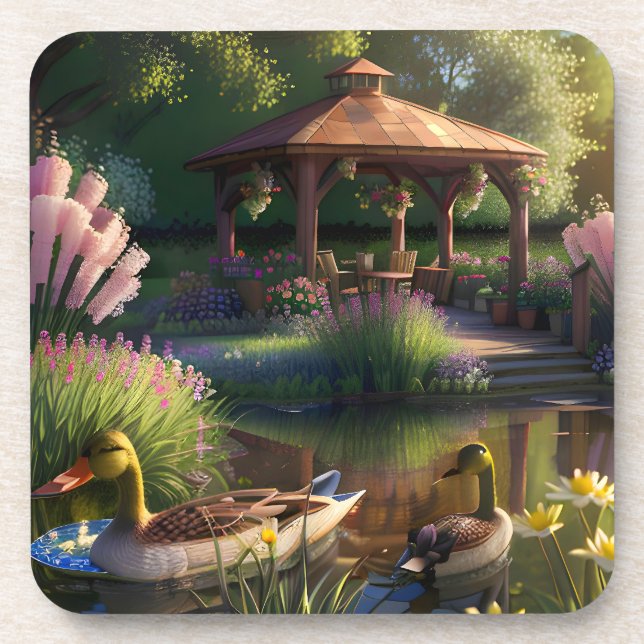 Ducks in the Pond Coaster (Front)