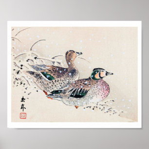 Ducks in the Snow, Imao Keinen Poster