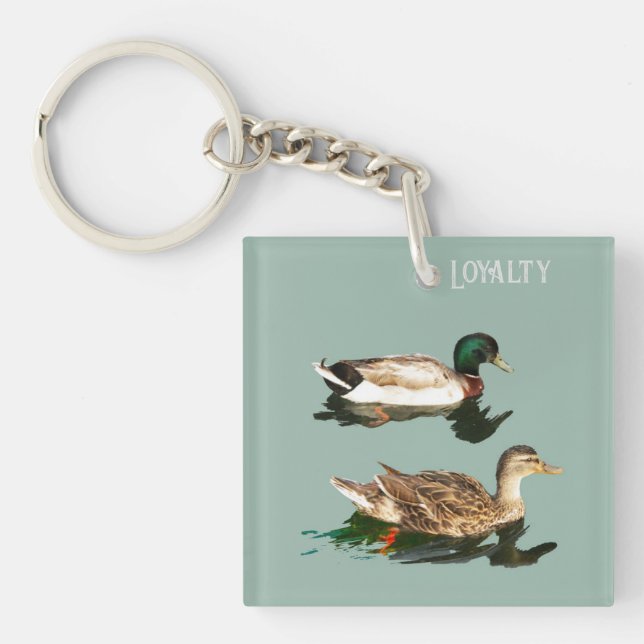 Ducks. Loyalty Key Ring (Front)
