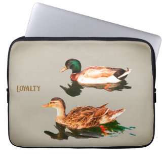 Ducks mallards. Loyalty Laptop Sleeve