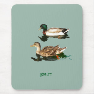 Ducks mallards mouse mat
