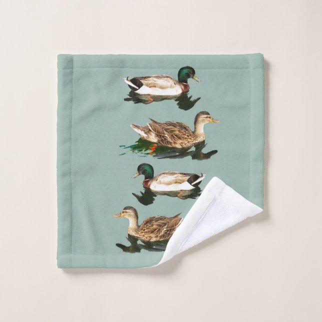 Ducks mallards wash cloth (Wash Cloth)