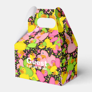 Ducks-n-Dots-Style-2-Black-GABLE FAVOR BOX