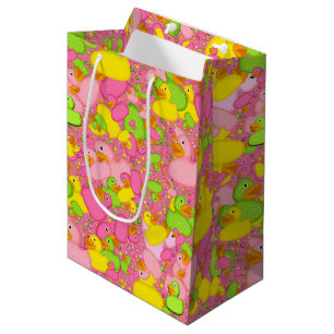 Ducks-n-Dots-Style-2-Drk Pink-GIFT BAG M