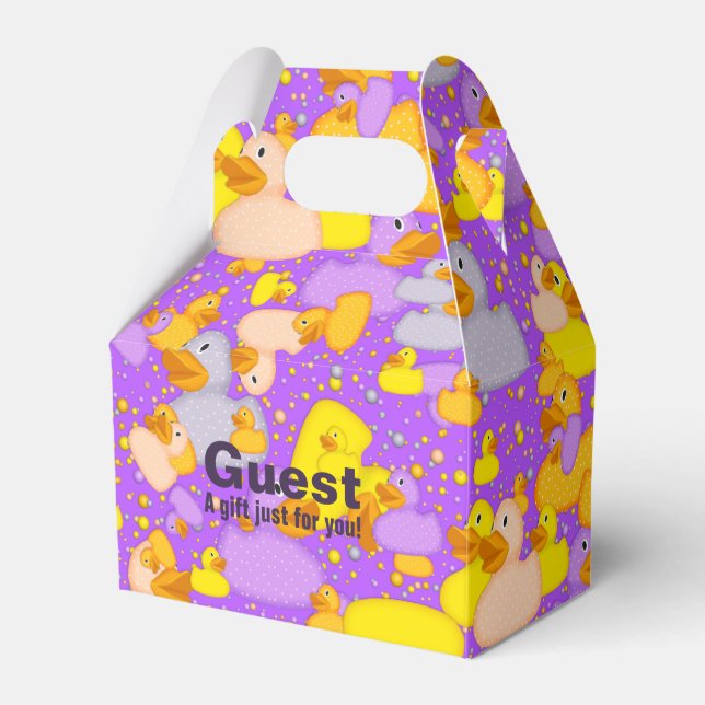 Ducks-n-Dots-Style-2-Purple-GABLE FAVOR BOX (Front Side)