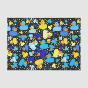 Ducks-n-Dots-Style-3-Black-TISSUE WRAP PAPER