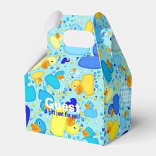 Ducks-n-Dots-Style-3-Blue 1-GABLE FAVOR BOX