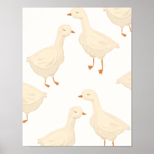 Ducks Nursery Girl/Boy Room Wall Art