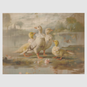 Ducks - Oil Painting Style Tissue Paper