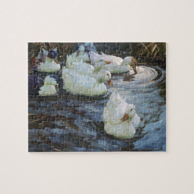 Ducks on a Pond Jigsaw Puzzle (Horizontal)