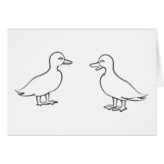 Ducks Outline