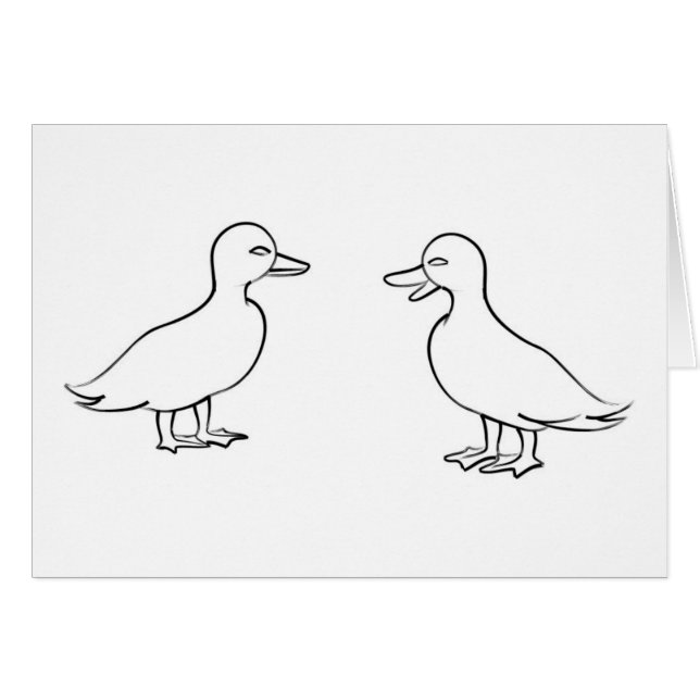 Ducks Outline (Front Horizontal)