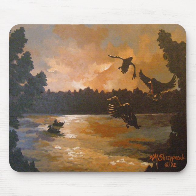 Ducks Settling In Mouse Pad (Front)