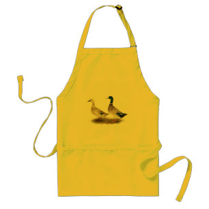 Ducks: Silver Welsh Harlequin Standard Apron