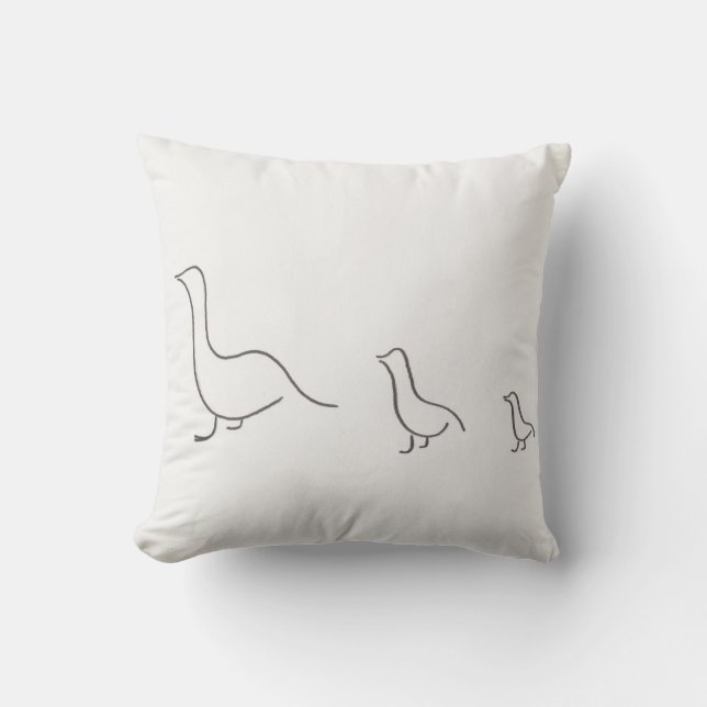 Ducks - Throw Pillow (Front)