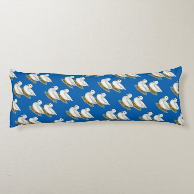Ducks:  White Calls Body Cushion (Back)