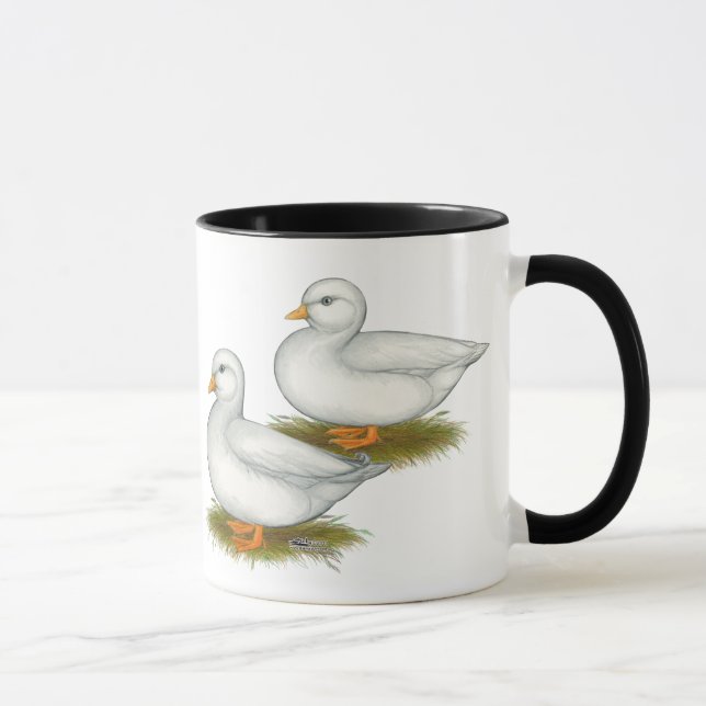 Ducks:  White Calls Mug (Right)