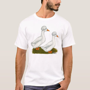 Ducks:  White Crested T-Shirt