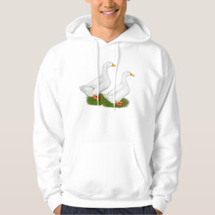 Ducks:  White Pekins Hoodie