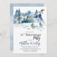 Ducks Woodland Forest Nature 21st Birthday Party