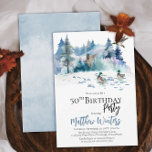 Ducks Woodland Forest Nature 50th Birthday Party Invitation<br><div class="desc">Nature-themed,  woodland forest scene with ducks party for his "50th Birthday".  Composite design by Holiday Hearts Designs.</div>