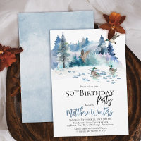 Ducks Woodland Forest Nature 50th Birthday Party