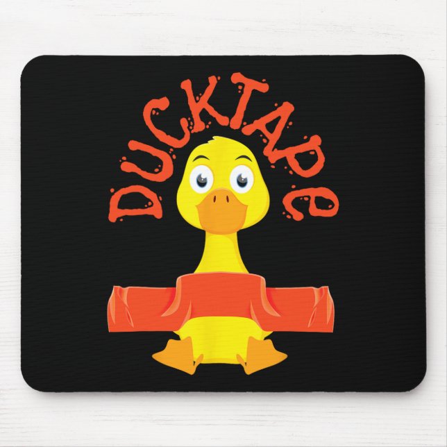Ducktape Duck Funny Ducks Cute Farm Adorable Lover Mouse Mat (Front)